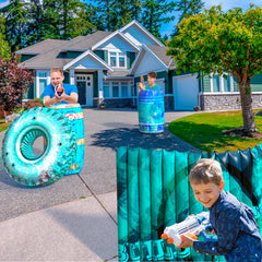 Skywin bright blue design boosts visibility in laser tag