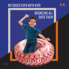 Skywin bright orange bunkers boost visibility and amplify laser tag action
