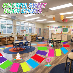 Skyygemm donut themed floor graphics provide durable removable decor for seasonal celebrations.