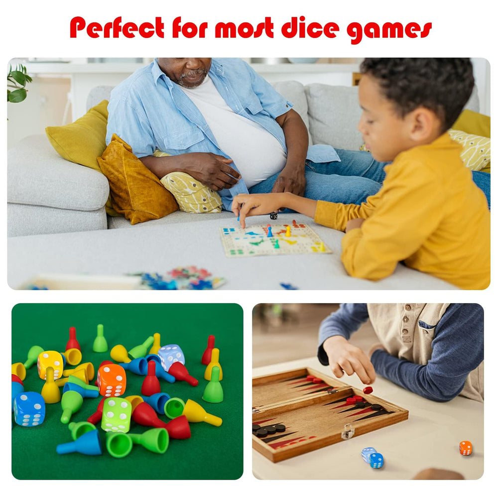 SLAKOZYT dice in velvet bag for easy storage after play.