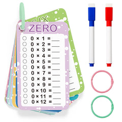 Slapaflife Multiplication Flash Cards 0-12 cover for portable on-the-go practice