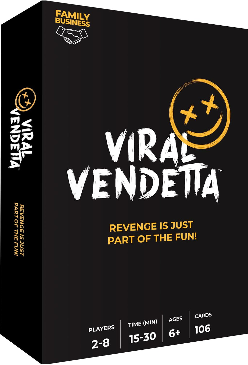 Slapburger Viral Vendetta box front showcasing vibrant art for lively parties