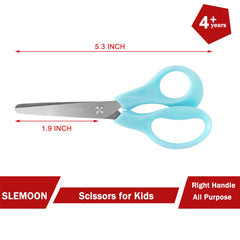 SLEMOON stainless-steel blades resist rust for durable, clean cuts