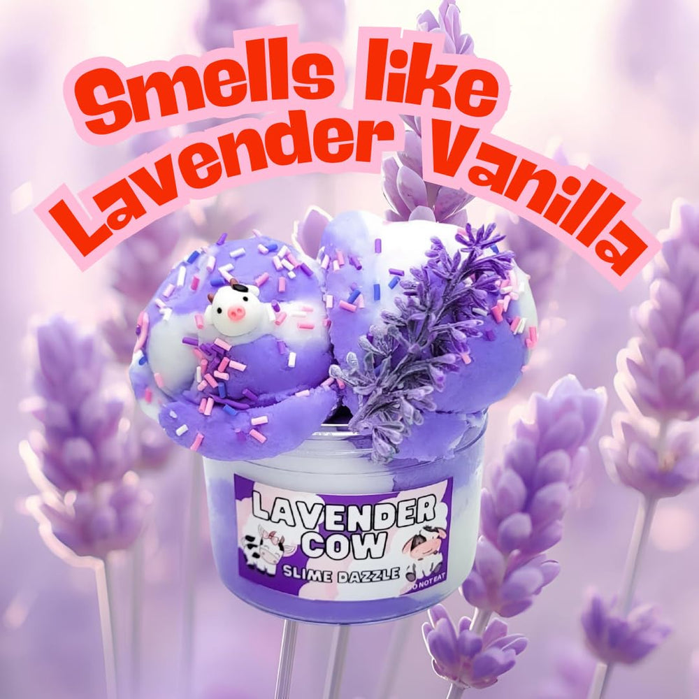 Slime Lavender Cow Cloud activator pen spray helps adjust texture.