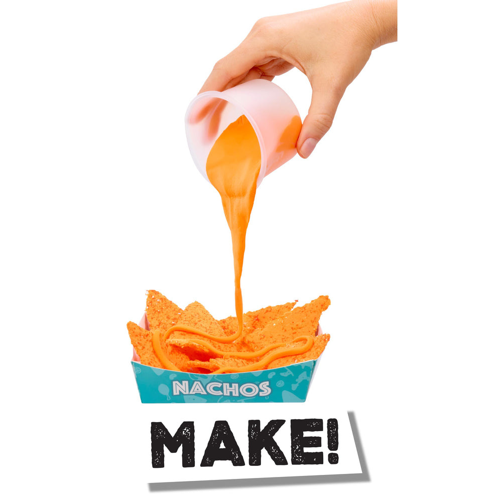 Slime Life Nachos packaging close-up emphasizing premium unboxing.