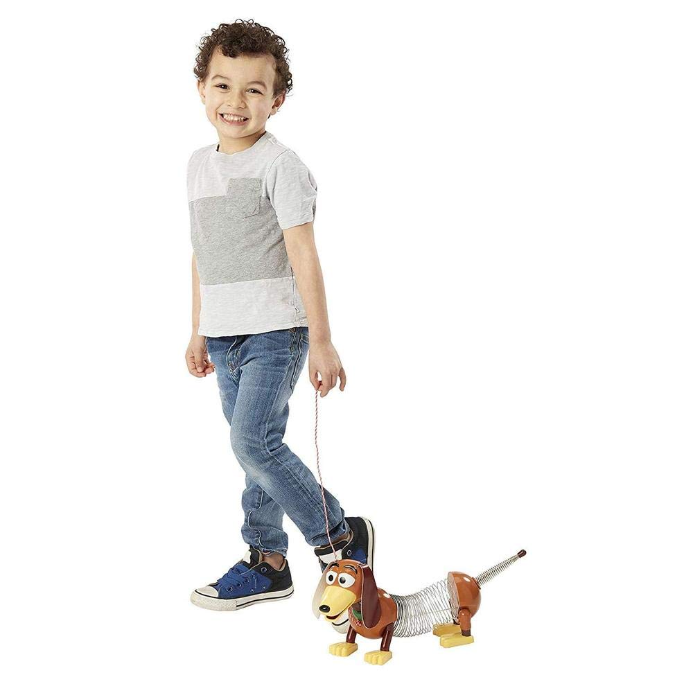 Slinky Disney Toy Story 4 dog with attached leash supports interactive play sessions.