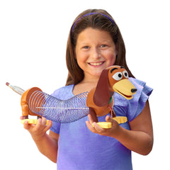 Slinky Retro Dog stands seven inches tall for classic toy display.
