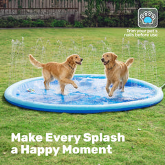 Sloosh splash pad folded for easy storage