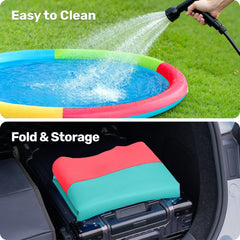 Sloosh 60in splash pad durable non-toxic materials for long-lasting use