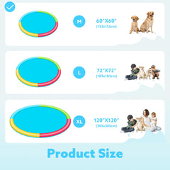 Sloosh 60in splash pad for pets enjoying water play