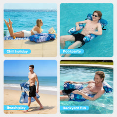 Sloosh adjustable back and head support for customizable comfort.