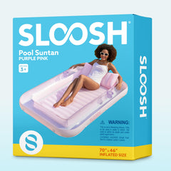 Sloosh compact portable sun tanning pool for easy transport