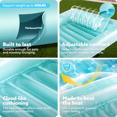 Sloosh durable 0.3mm PVC construction for frequent pool use.
