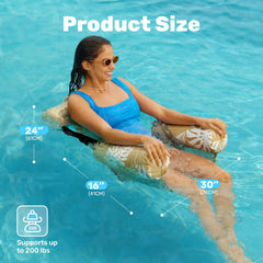 SLOOSH durable floats with repair patch for extended outdoor use.