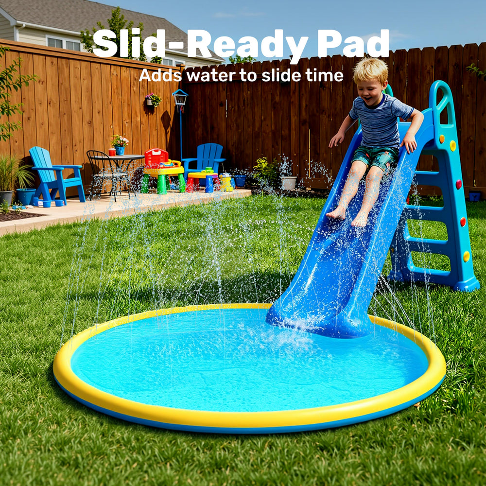 Sloosh durable thickened material withstands active play.