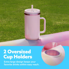 Sloosh ergonomic solo comfort design cradles your body for relaxed sunbathing.