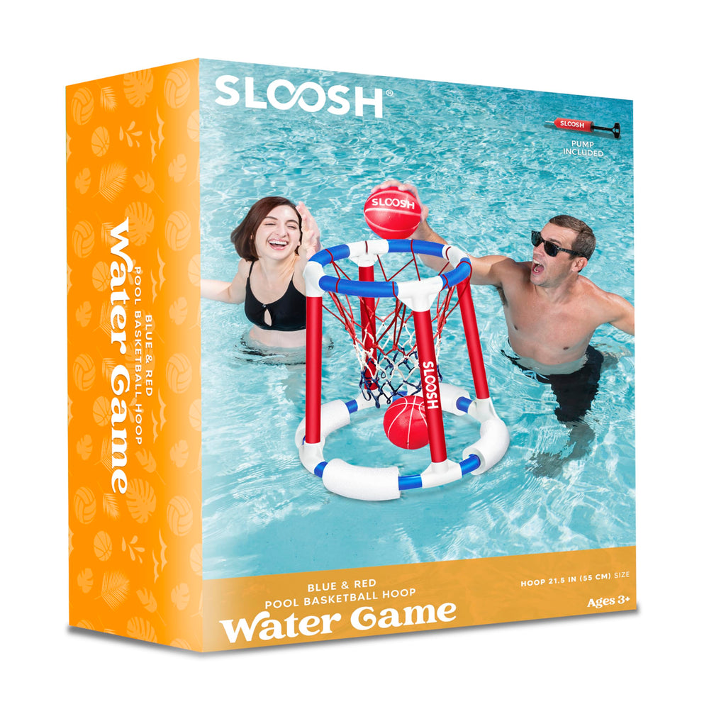 Sloosh family fun pool game invites kids and adults to play together