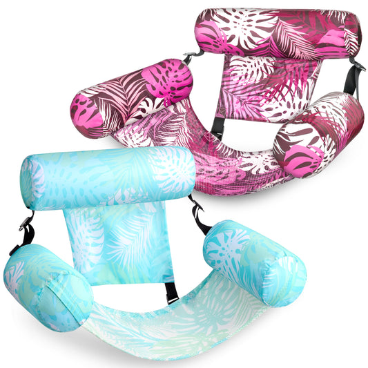 Sloosh inflatable pool floats for adults in a 2-pack for sunny days.