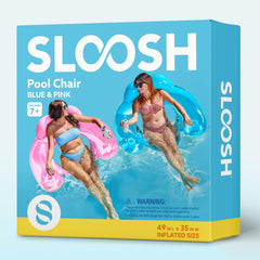 Sloosh pool float at lake or beach adds simple fun