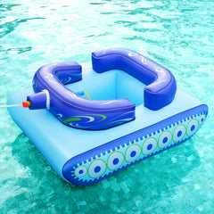 Sloosh inflatable tank pool float compact for beach trips