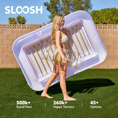 Sloosh durable PVC construction resists sun and wear