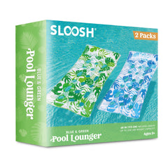 Sloosh inflatable pool raft ideal for lounging and socializing
