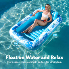 Sloosh removable pillow on ribbed surface supports relaxed lounging