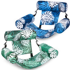 Sloosh pool floats 2-pack packaging showing convenient carry case for easy setup