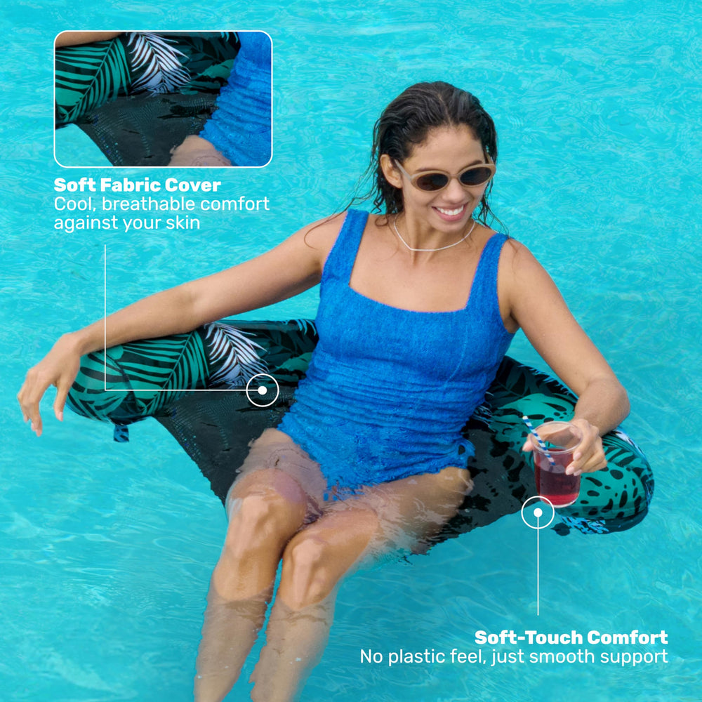 Sloosh durable construction withstands repeated poolside use