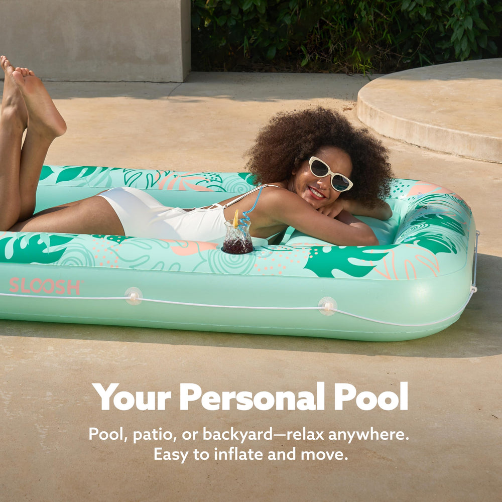 Sloosh ribbed air cushion base cradles your body