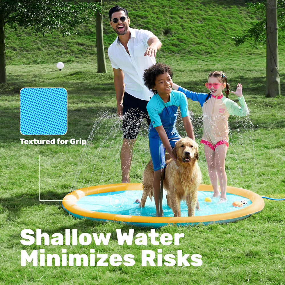 Sloosh shallow water setup keeps playtime safe for young children