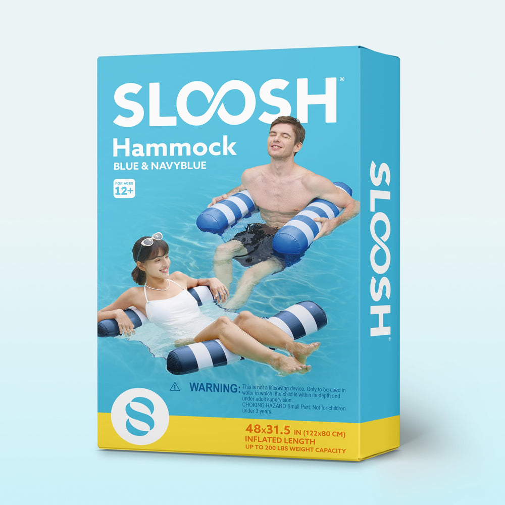 Sloosh2 relaxing poolside float supports versatile water activities.