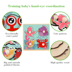 Slotic dinosaur puzzle, friendly dinos encourage imaginative play and dexterity.