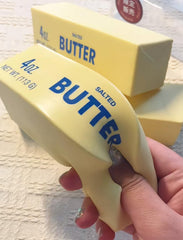 Slow Rising Squishy butter-stick-3pcs shows portable stress relief with pleasant aroma