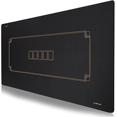 Slowplay Godel Poker Mat on table for a professional home setup.