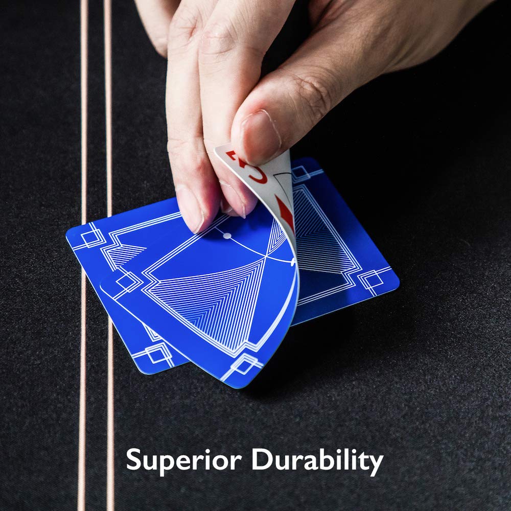 SLOWPLAY jumbo index for quick card recognition from any seat