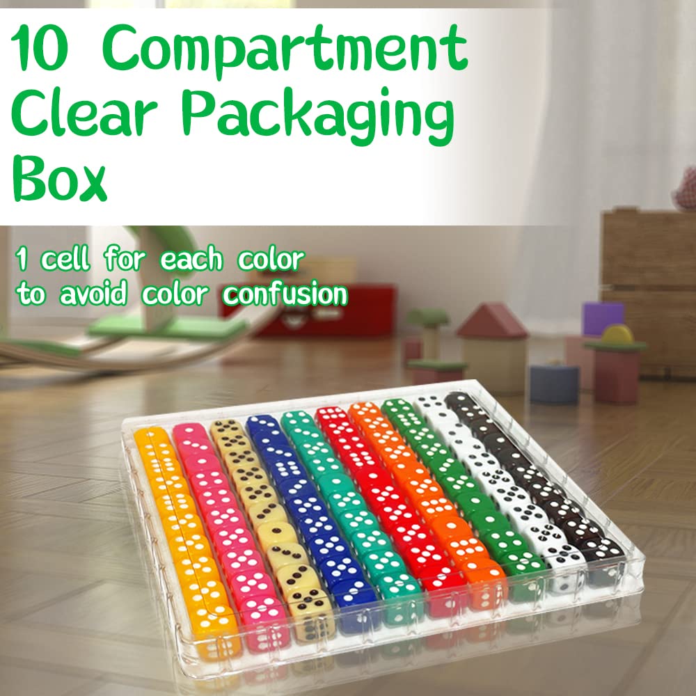Perfect-weight 16mm dice by SLSESIN promote satisfying, smooth throws.