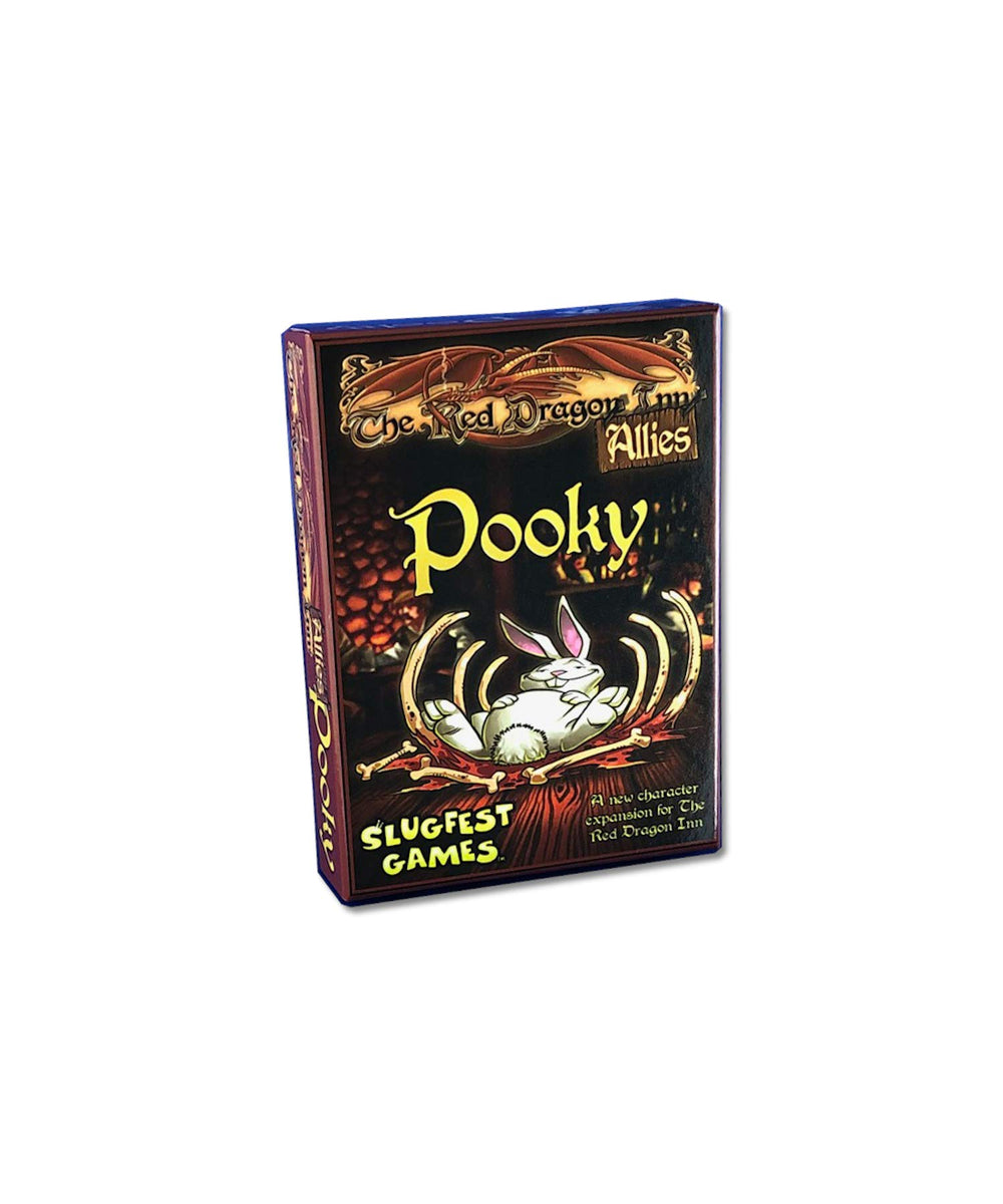 Slugfest Games The Red Dragon Inn Allies: Pooky box art highlights a mischievous ally for lively play