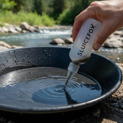 Sluice Fox Black sand magnet helps clear debris from concentrates