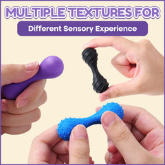 Small Fish sensory stones in a convenient 6-pack offer varied textures for calming play.