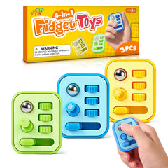Small Fish gear-slider fidget toy on desk for focus
