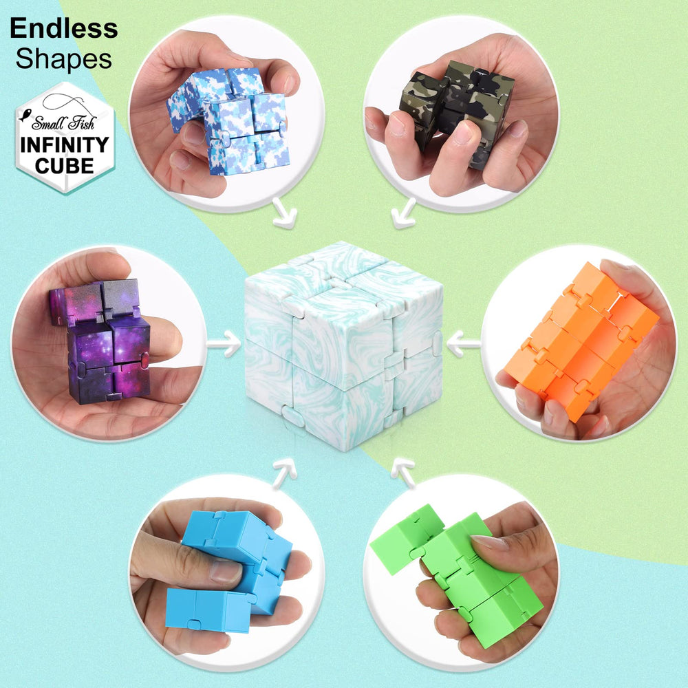 SMALL FISH Infinity Cube packaging presents ready-to-gift box.