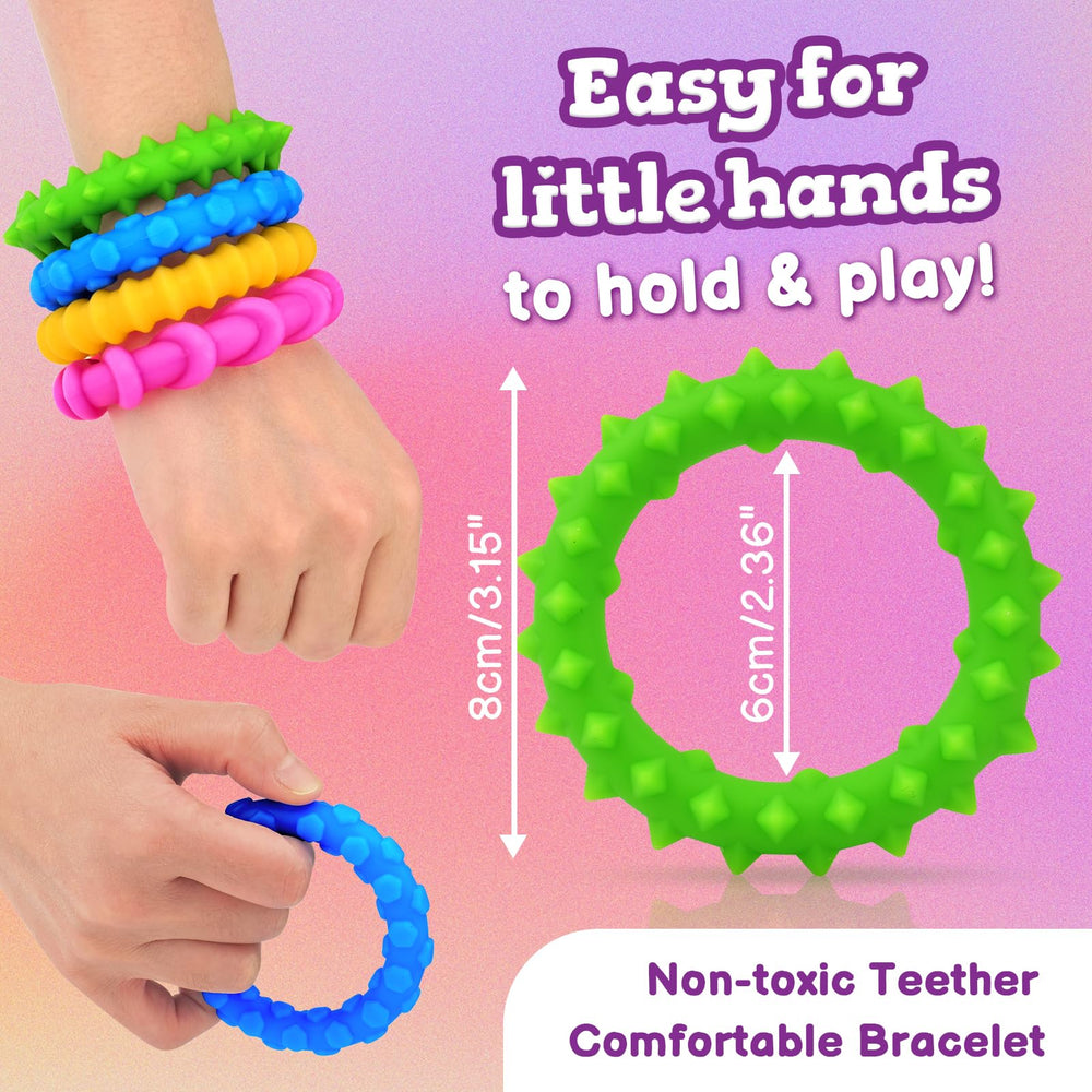 Small Fish Sensory Bracelet varied colors support sensory exploration daily