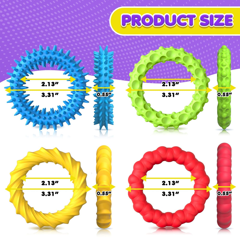 Small Fish wearable fidget bracelet on wrist during classroom use