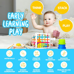 Smallzi toddler sensory bin—bright textures spark curiosity and exploration.