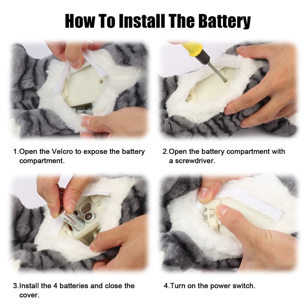 Smalody interactive plush cat companion for kids and gentle pet interaction.