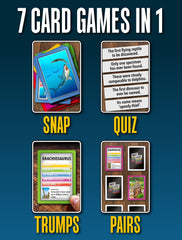 SMART CARDS Dinosaurs travel-pack image demonstrates compact travel compatibility and easy packing.