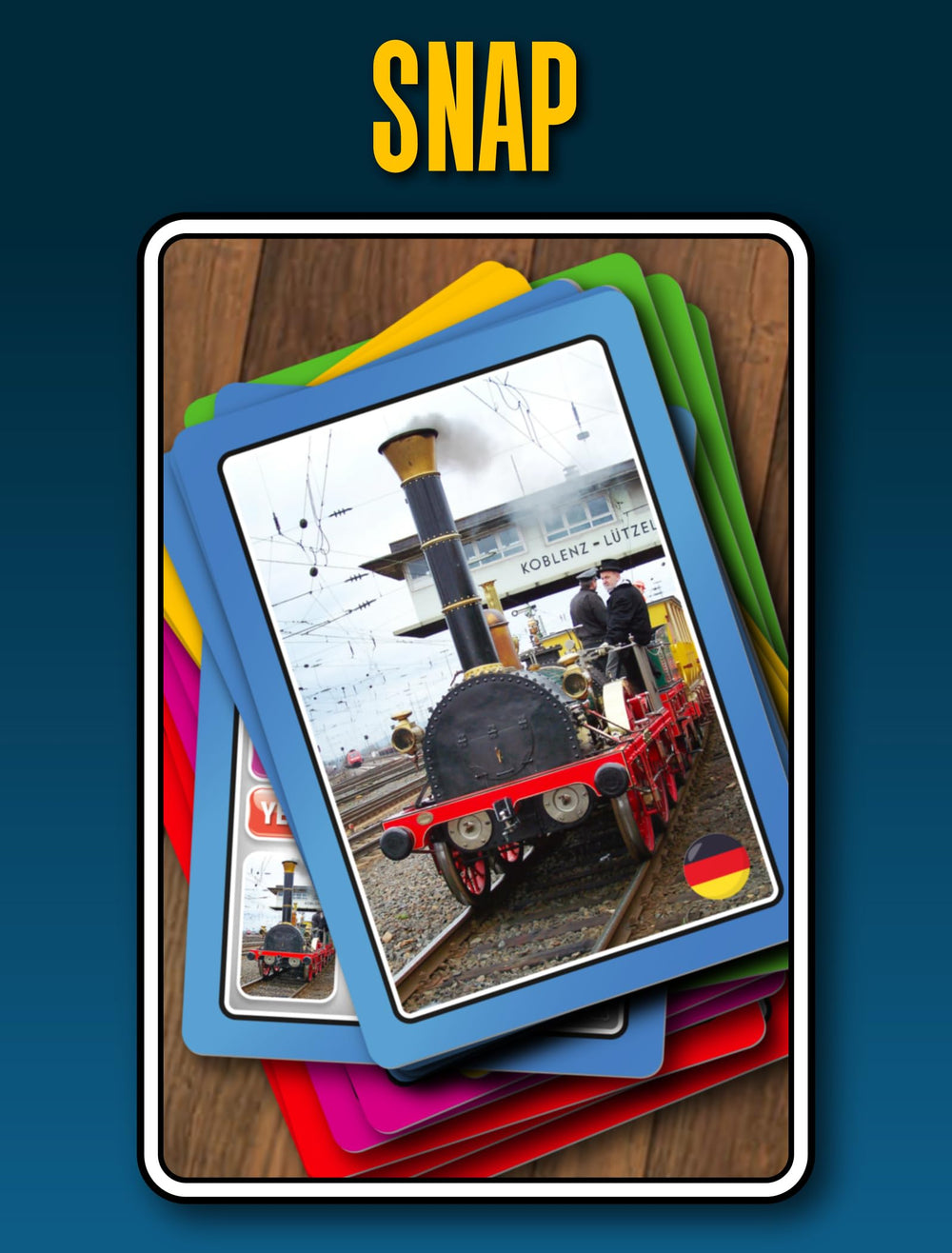 Smart Cards 7-games-in-1 pack for varied play options.