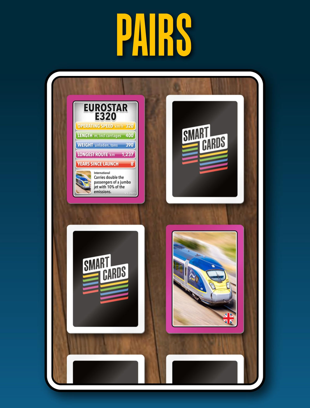Smart Cards vibrant full-colour cards ensure readable photos.