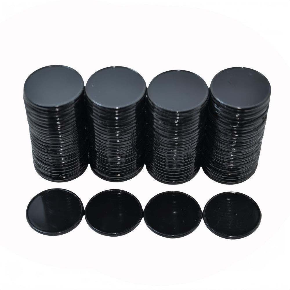 Smartdealspro 100-count 25mm opaque counters with storage box for organization